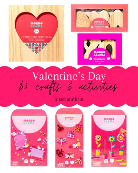 $5 Valentine’s Day Crafts and Activities 

Target crafts / kids crafts / Valentine’s Day kids / mondo llama 

#LTKfamily #LTKkids