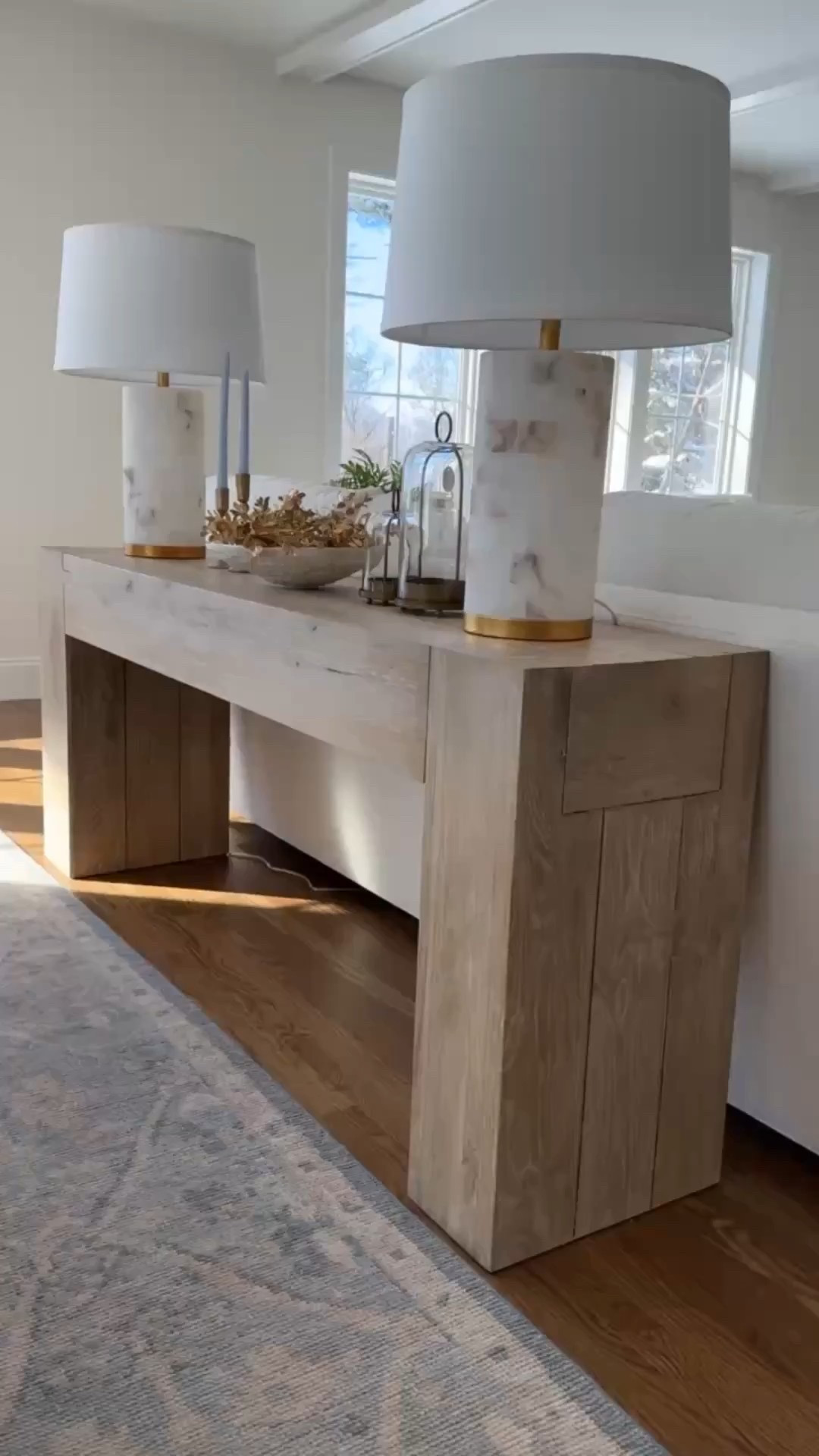 My favorite console table! I love how chunky it is and it’s natural wood look!

#LTKHome