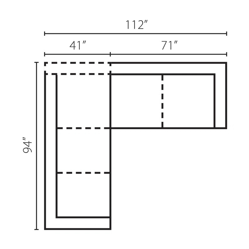 Conradina 2 - Piece Upholstered Sectional | Wayfair North America