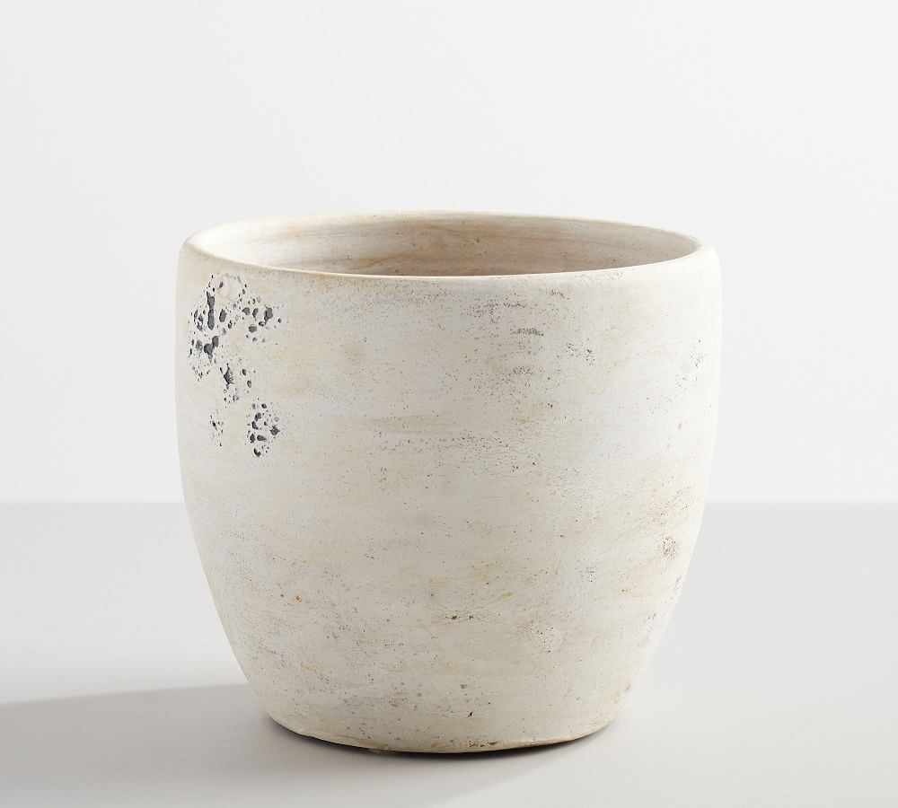 Artisan Hand Painted Terra Cotta Planter- Medium | Pottery Barn (US)