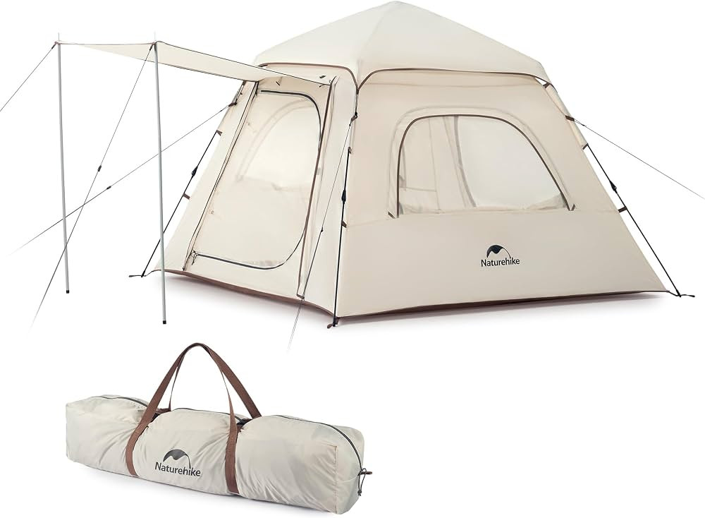 Naturehike Ango Camping Tent,3 Person 4 Person Instant Cabin Tent,Easy Setup Pop up Tents for Cam... | Amazon (US)