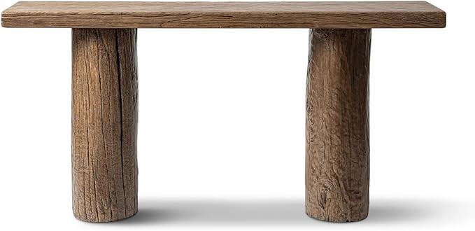 Jennifer Taylor Home Arbor 60” Reclaimed Elm Double Pillar Console Table, Heritage Medium-Dark ... | Amazon (US)