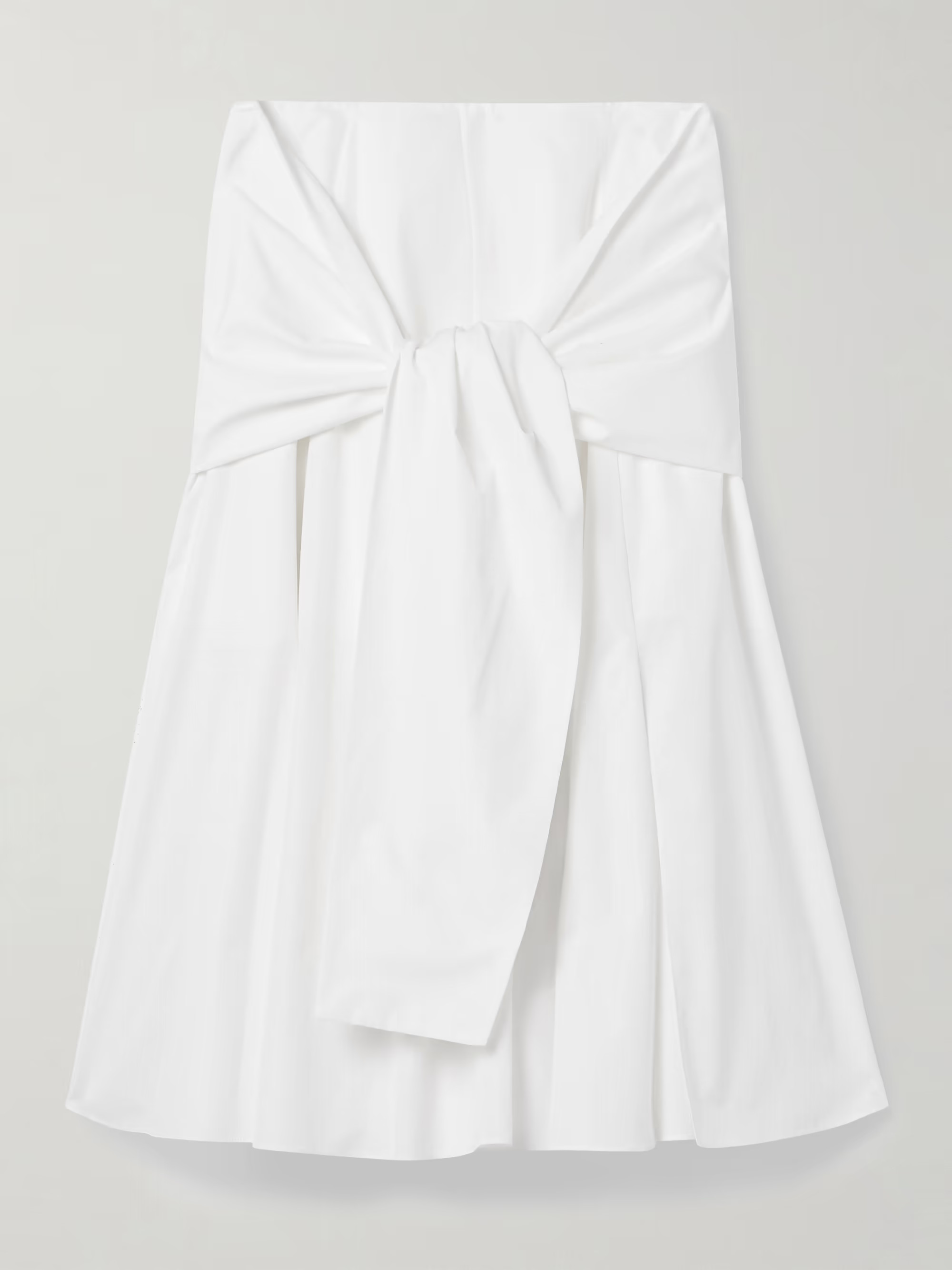 Layered cotton-poplin midi skirt | NET-A-PORTER (US)