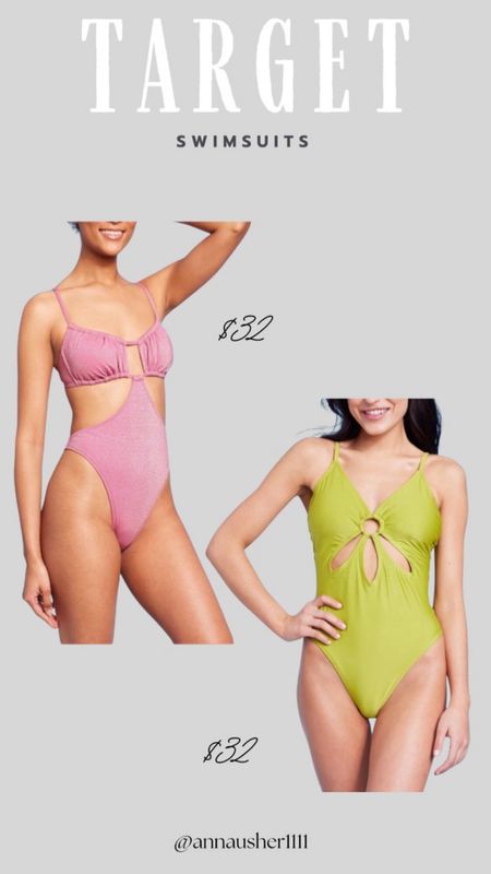 One pieces I love from Target and ASOS! 

#LTKcurves #LTKFitness #LTKswim