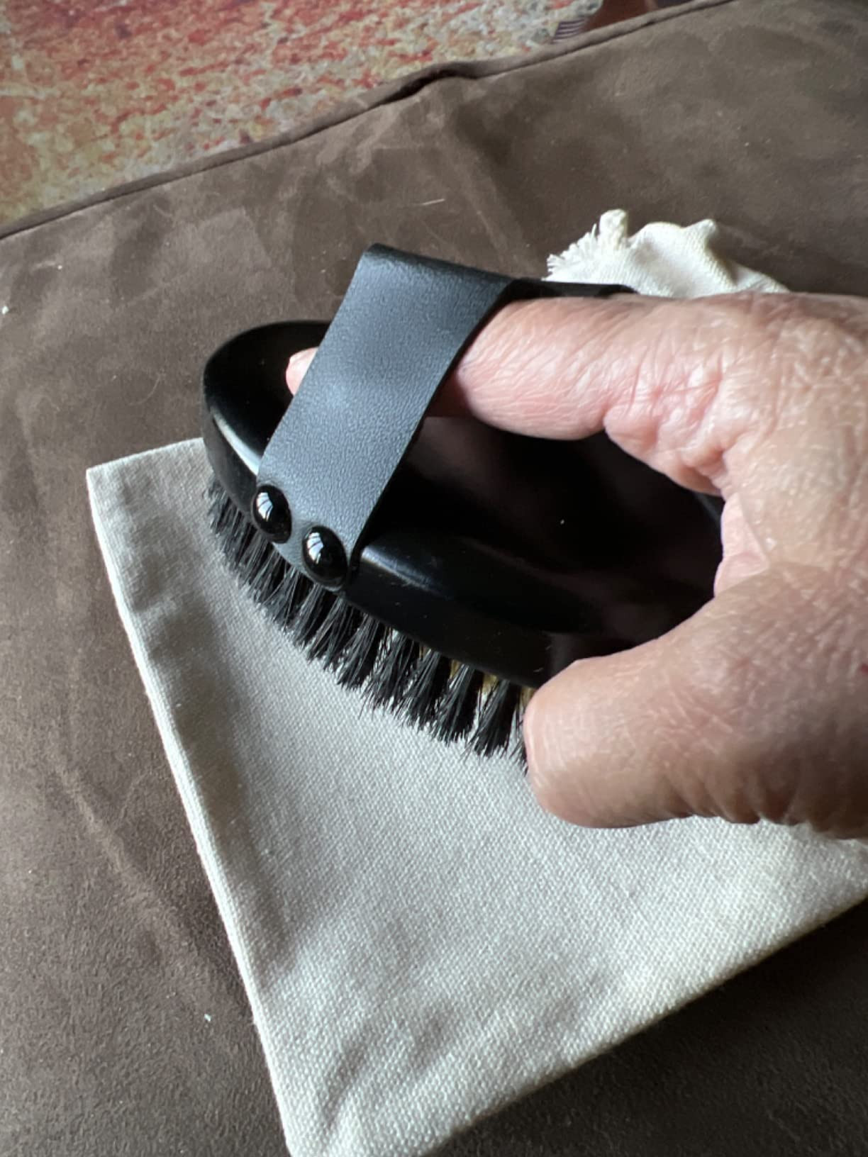 Copper Body Brush - Dry Brush with Ion Charged Copper Bristles, Massage Body Brush, Dry Brushing,... | Amazon (US)