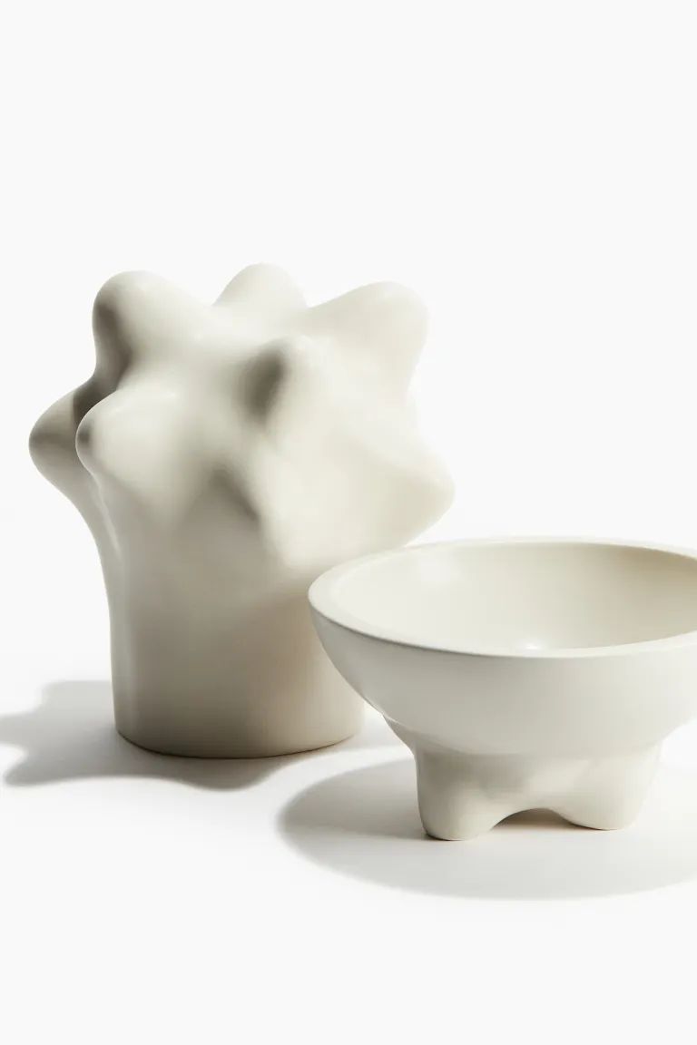 Stoneware Bowl - Light beige - Home All | H&M US | H&M (US + CA)