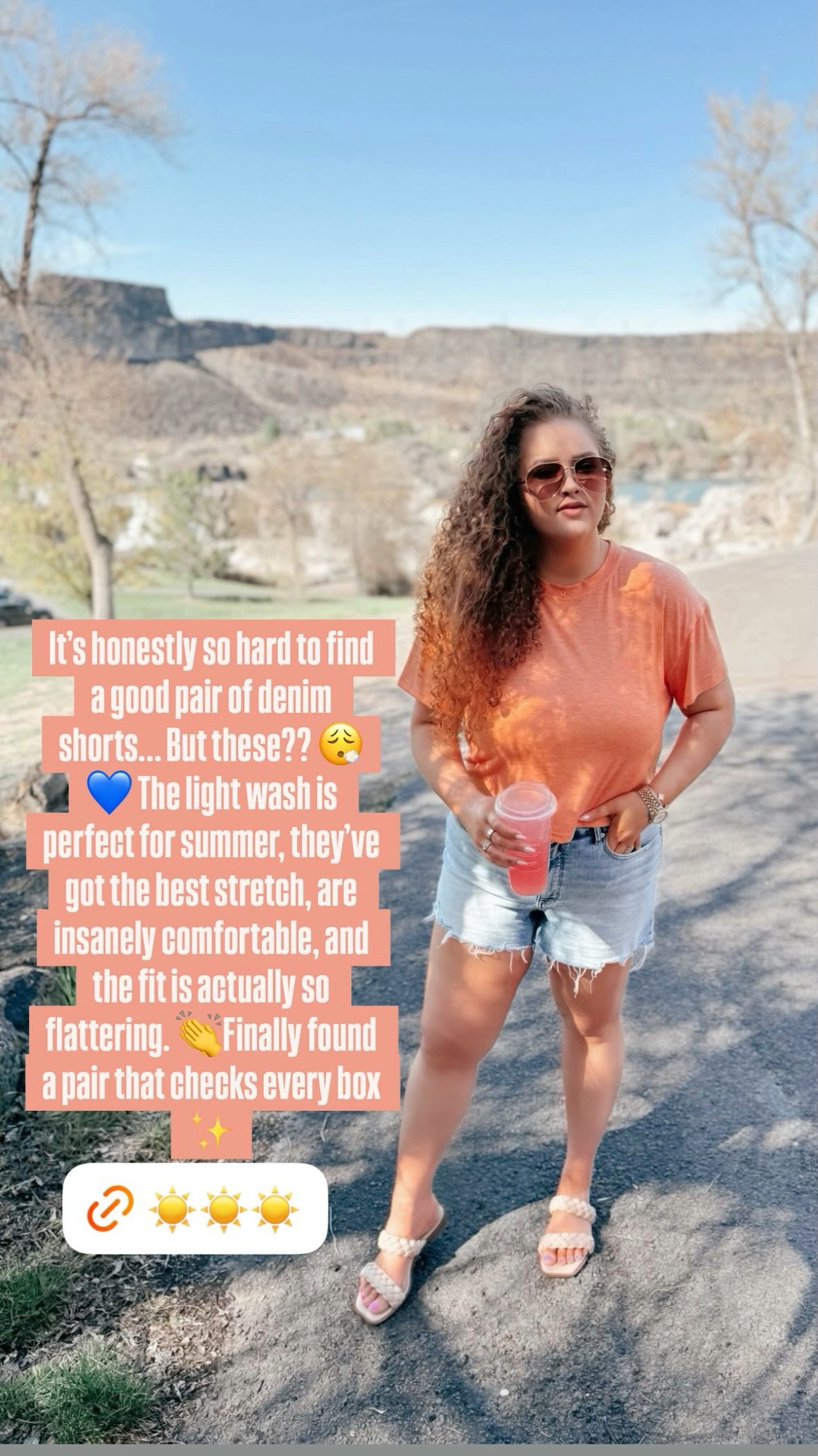 It’s honestly so hard to find a good pair of denim shorts… But these?? 😮‍💨💙 The light wash is perfect for summer, they’ve got the best stretch, are insanely comfortable, and the fit is actually so flattering. 👏Finally found a pair that checks every box ✨ denim shorts | light wash denim | summer outfit essentials | flattering denim shorts | stretchy denim shorts | comfortable shorts | everyday summer outfit | casual outfit inspo | staple wardrobe pieces | warm weather outfits | easy everyday style | amazon fashion finds | must have basics | effortless outfits ✨

#LTKMidsize #LTKootd #LTKSaleAlert