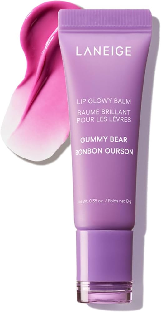 LANEIGE Lip Glowy Balm: Sheer Tinted Lip Moisturizer with Shea Butter, for Hydrating Shine & Soft... | Amazon (US)
