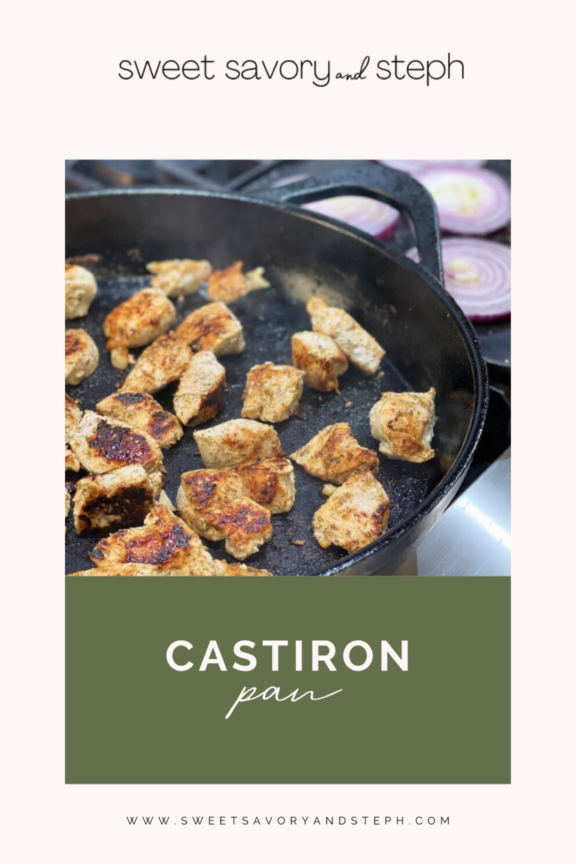 Cast iron pan is a kitchen essential because it can be used on stove tops, ovens, and grills. And the longer you use it, the more seasoned it becomes which adds another depth of flavor to your meals. Full recipe for my Honey Like Skillet Chicken Bites is on www.sweetsavoryandsteph.com

Meal prep recipes, kitchen pan, chicken recipes, cooking

#LTKfindsunder50 #LTKhome