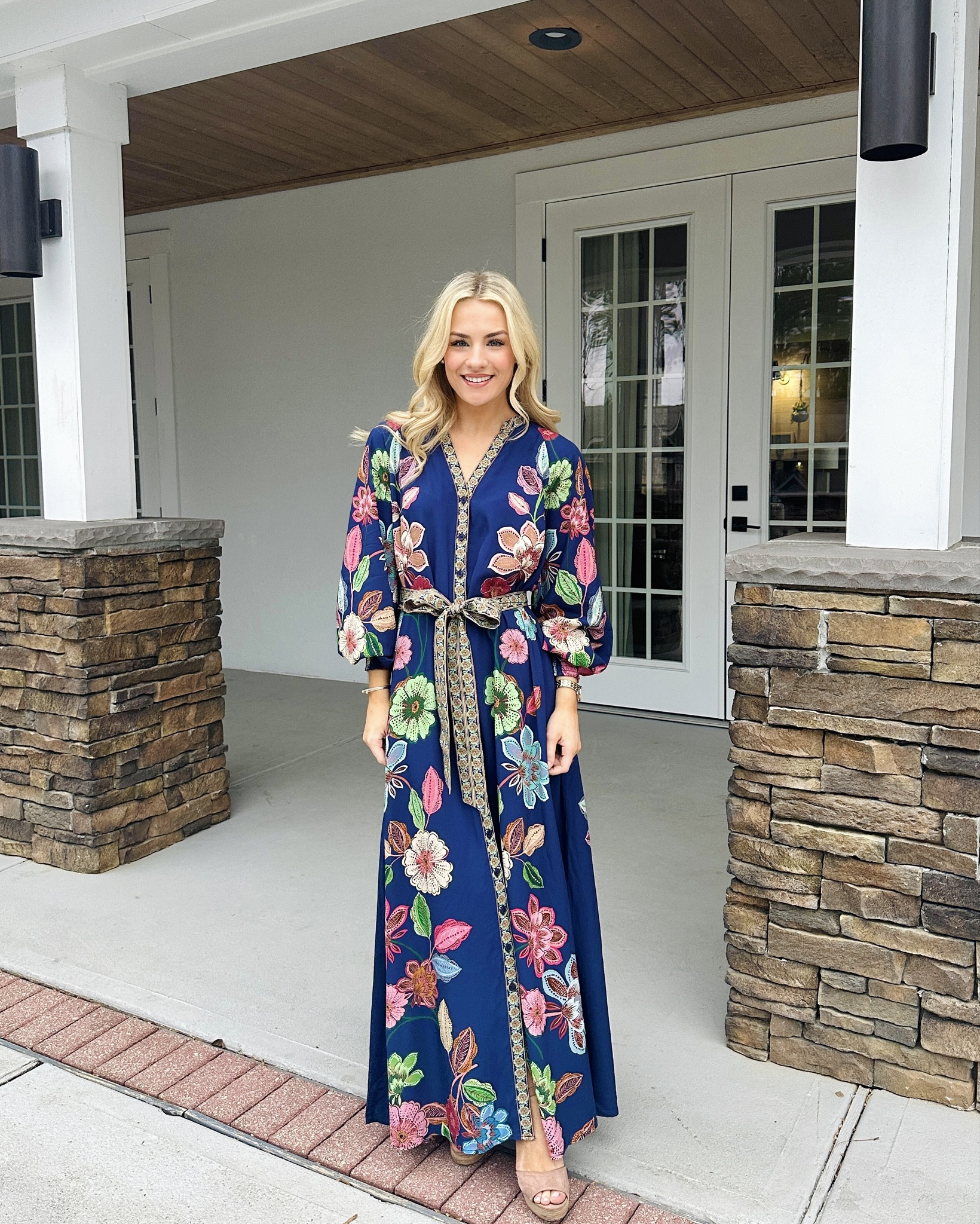 The perfect mix of florals and winter wear! 🌸 

Dressing in the winter seems to be repetitive for me, I wear the same jeans and same sweaters over and over. This dress is exactly what my wardrobe needed! 😍 The fun florals but darker hues make it the perfect winter formal dress with a fun twist! I am obsessed with the deep-v detailing & detachable belt. ✨

I am 5’2, 110 pounds, wearing a size XS! 

#LTKSeasonal #LTKU #LTKStyleTip