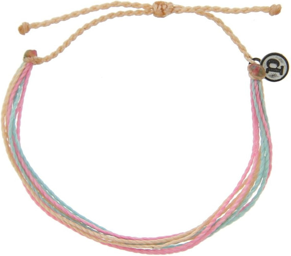 Pura Vida Jewelry Bracelets Bright Bracelet - 100% Waterproof and Handmade w/Coated Charm, Adjust... | Amazon (US)