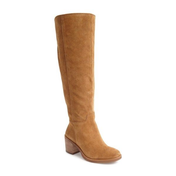 Lucky Brand Women's Ratann Brown Leather and Suede Boots | Bed Bath & Beyond