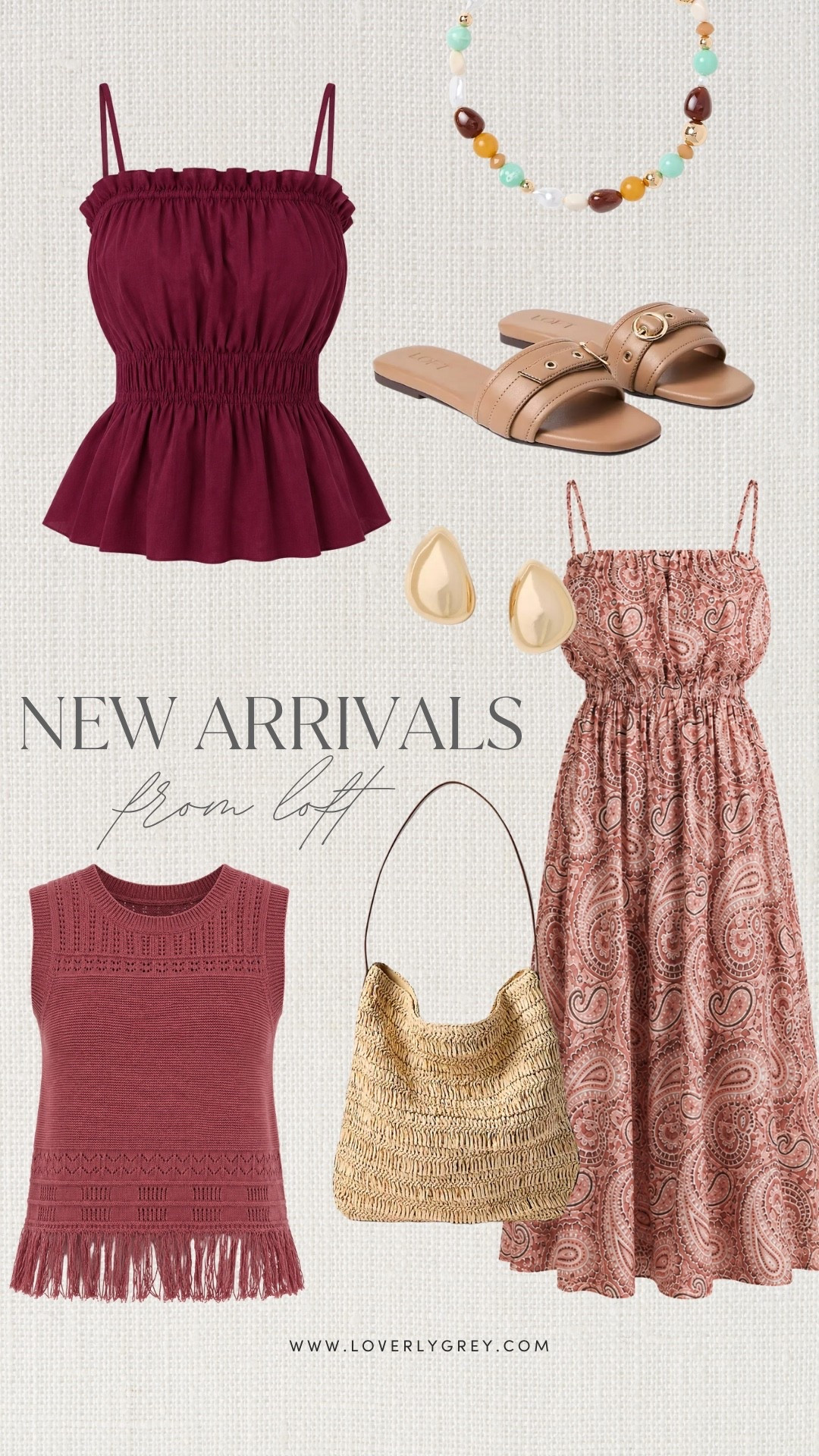 These LOFT new arrivals are soo good! Loving the state bag and maxi dress for summer!

#LTKootd #LTKSeasonal #LTKSaleAlert