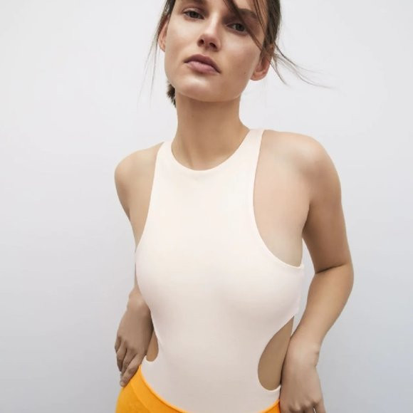 Zara Cut Out Bodysuit | Poshmark
