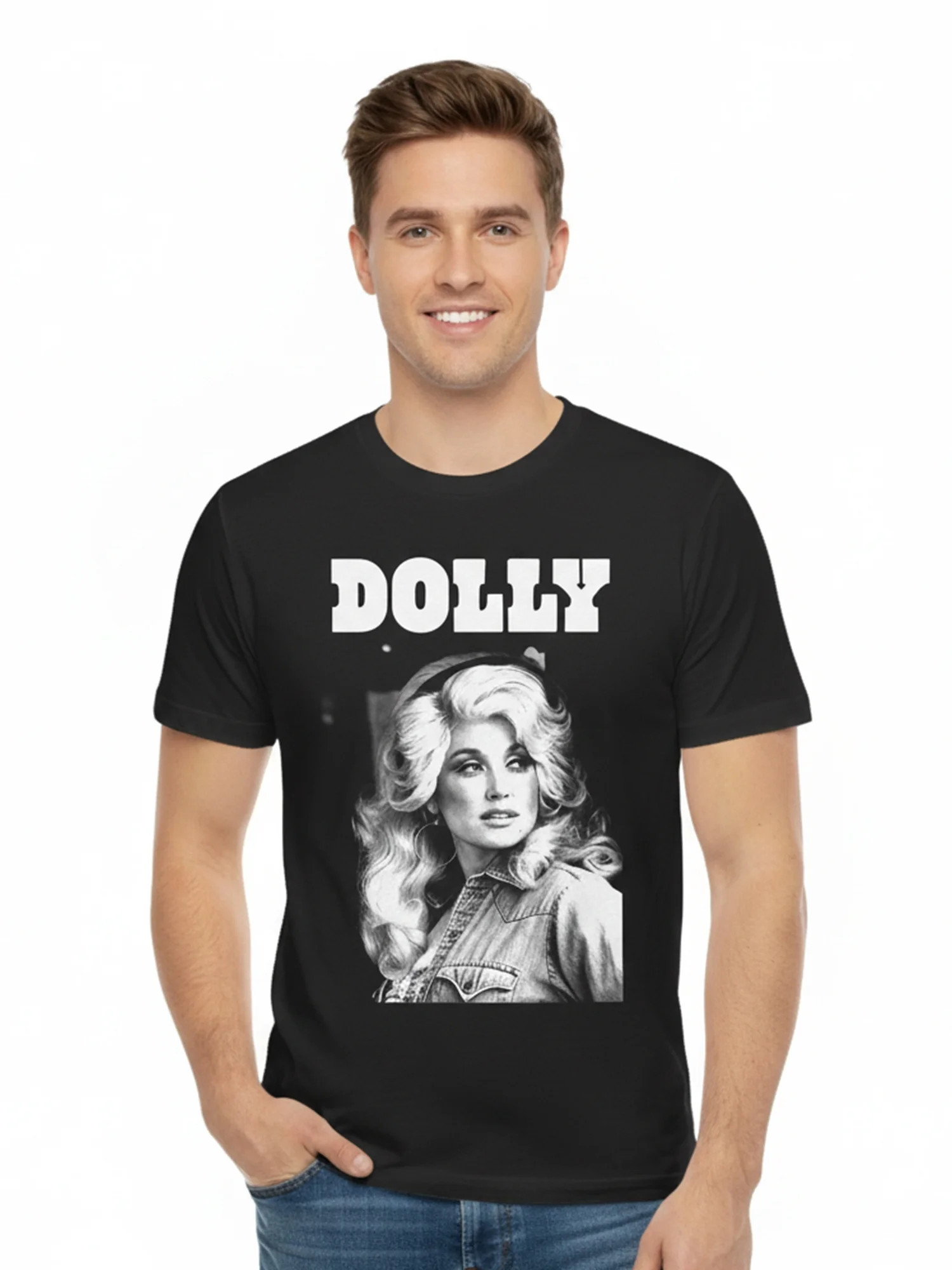 Dolly Parton, Men's & Big Men's Graphic Tee, Sizes S-3XL | Walmart (US)