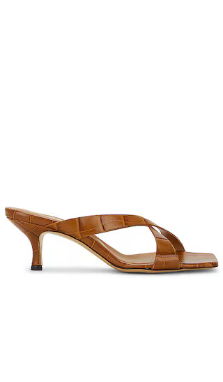 X Band Kitten Heel in Tan | Revolve Clothing (Global)