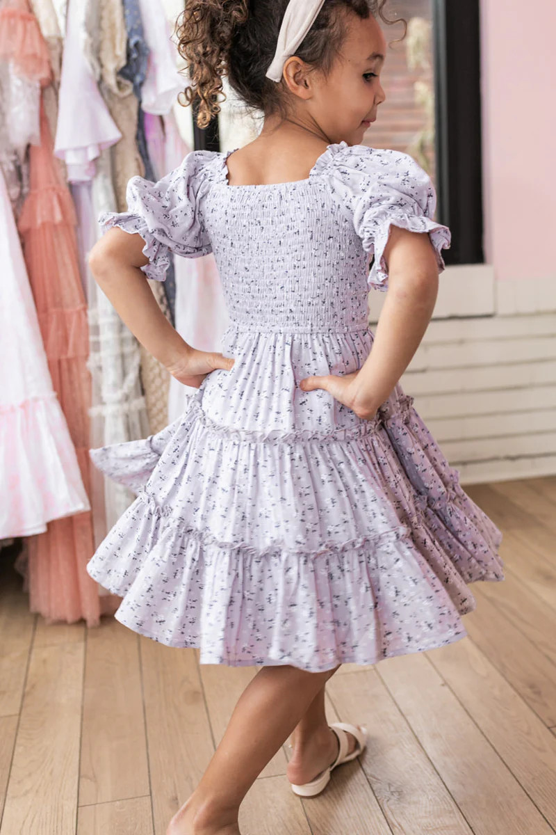 Mini Madeline Dress in Purple | Ivy City Co