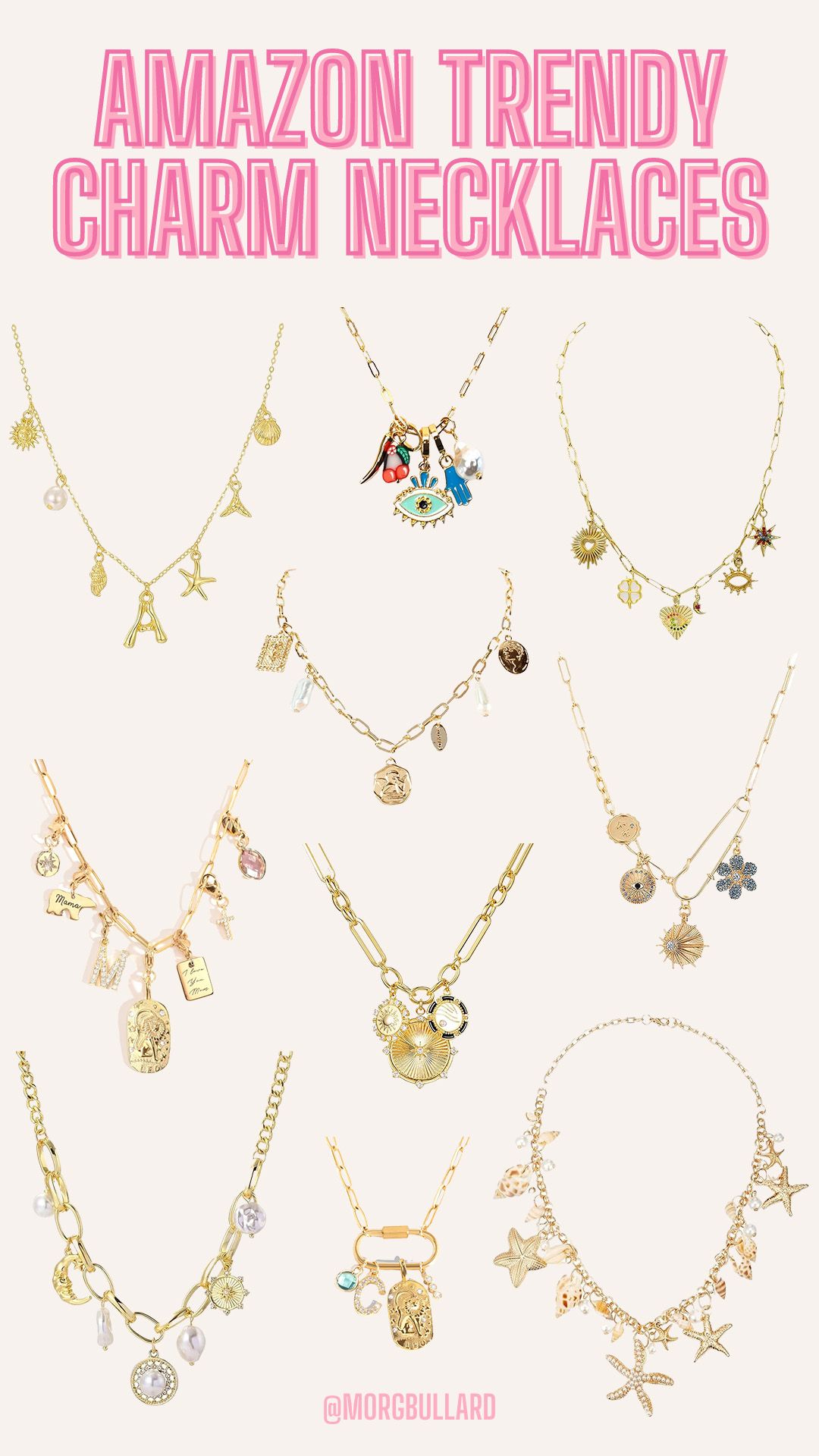 Trendy charm necklaces! | Amazon (US)