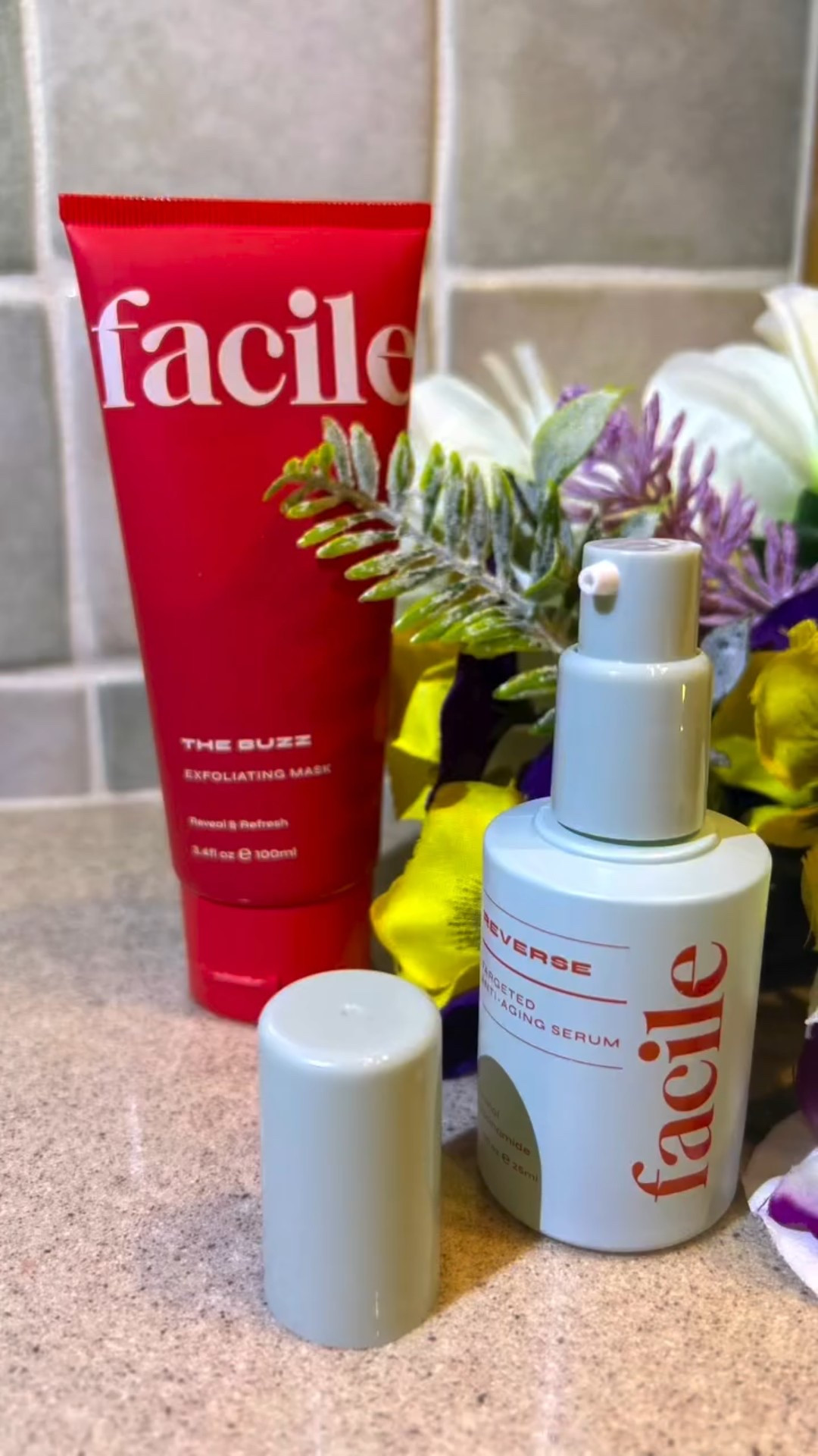🎄 Get your skin holiday ready with this duo! Facile Skincare is made in the USA with simple ingredients that I feel good about putting on my skin. It’s easy to determine what products might work best for your skin because they keep the information simple. I love that the products are fragrance-free, vegan and cruelty free. 

Healthy skin always starts with exfoliation and The Buzz is the acid trip that your skin needs.  It combines the trio of lactic, glycolic & salicylic acids in one mask. This is a potent, multi blend exfoliating acid mask that helps to reveal and refreshed, glowing, hydrated skin in just seven minutes. It gently exfoliates the skin to remove the buildup on the surface. This promotes a more even complexion. This is good for somebody who has skin that is feeling dull or needs a refresh. That’s pretty much all of us. I recently started using this and I like how it makes my skin feel after I use it. My skin looks brighter & more refreshed and the texture feels smoother as well.

Reverse is a targeted anti-aging serum. This is a powerful encapsulated retinol & niacinamide based anti-aging serum that helps to unveil smoother more youthful looking skin. I can vouch for that. It helps to reduce the appearance of fine lines and leaves you with a more radiant & revitalized complexion. I have definitely seen a difference after using this. This is great for anybody that’s looking to visibly improve the signs of aging because it helps with fine lines and wrinkles. I like how it helps to even out the skin tone.


#facileskin #skincareroutine #mothersdaygifts #mothersday #mothersdaygiftideas #retinolserum #niacinamideserum #skinserum  #ltkover40 #ltkbeauty #ltku #ltksalealert #giftset #holidaygift #exfoliatingmask #exfoliation  #skincare #ltkfindsunder50 #glycolicacid #lacticacid #salicylicacid #ltkfindsunder100

#LTKOver40 #LTKGiftGuide #LTKBeauty