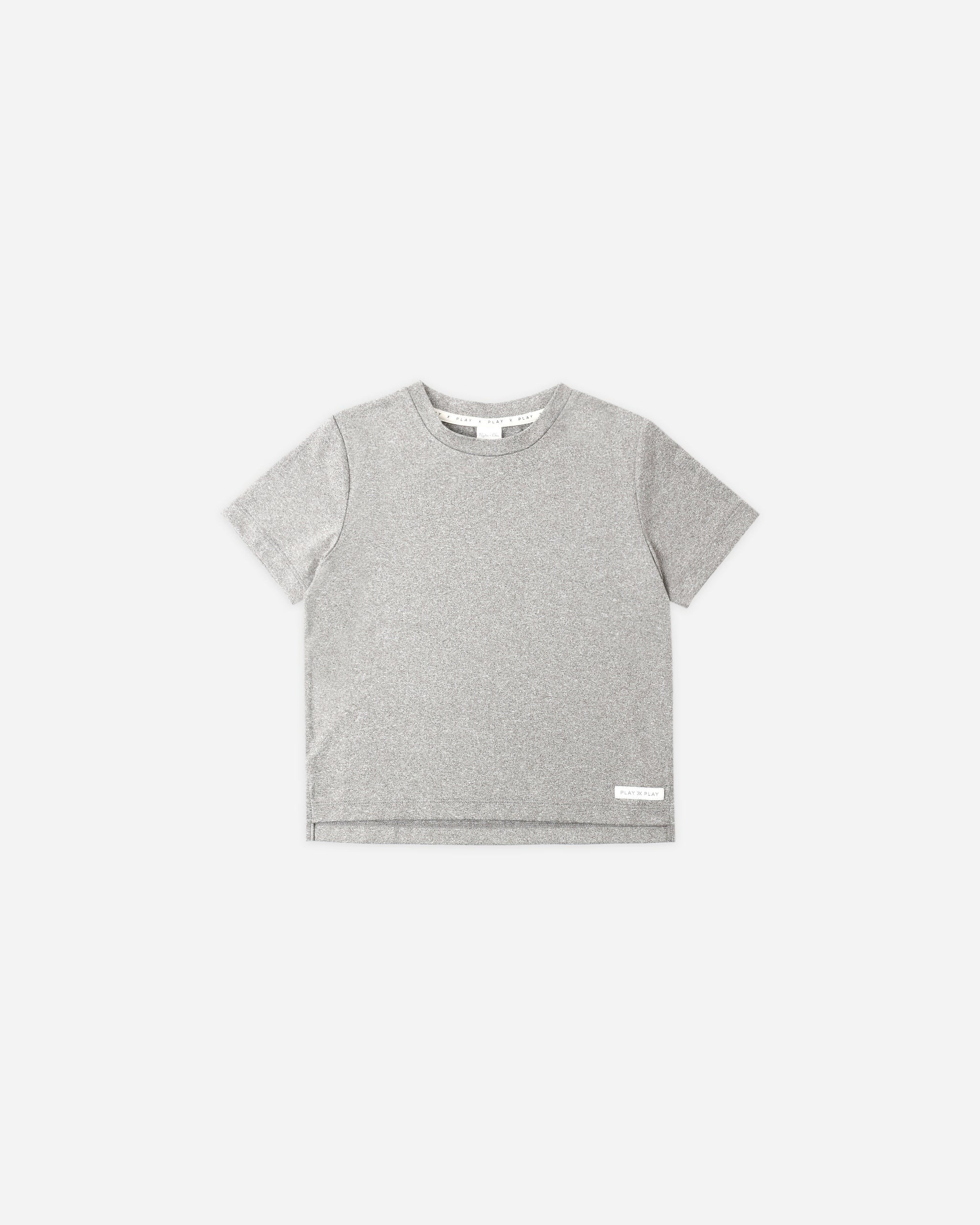 Cove Essential Tee Heathered Marine | Rylee + Cru