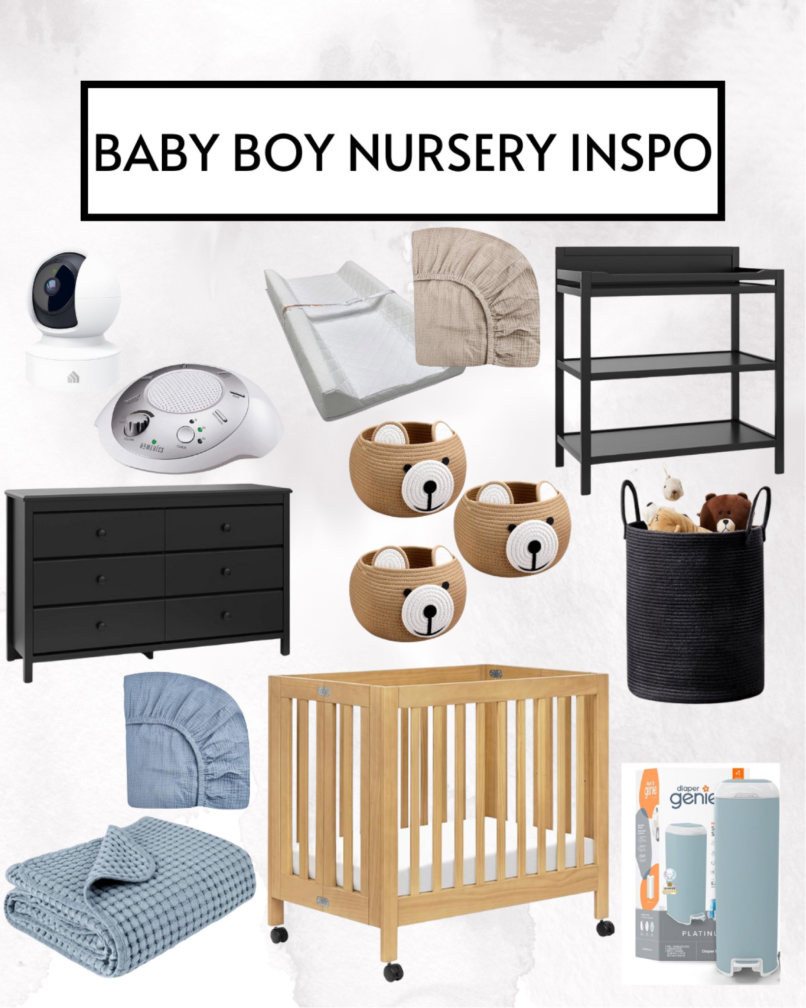 Baby Boy Nursery Inspo
