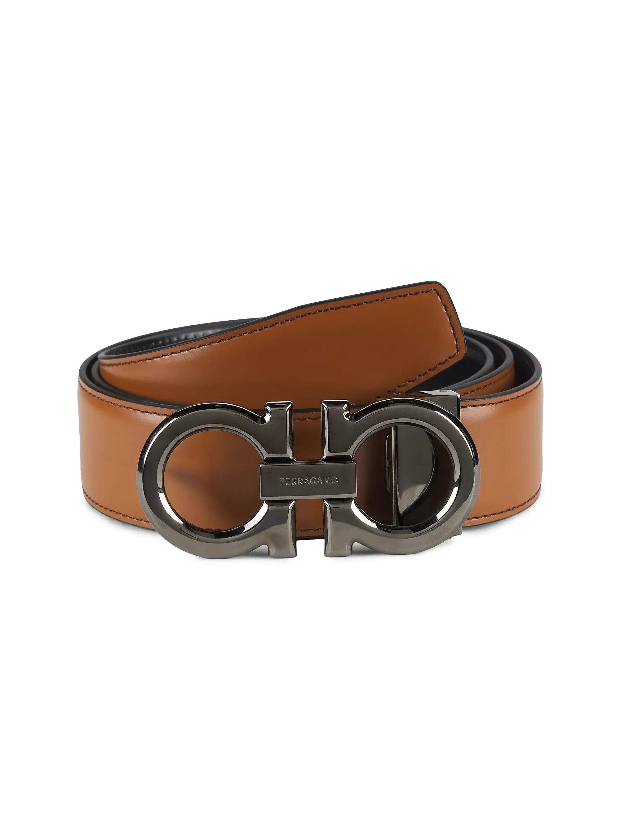 Gancini Cut-to-Size Reversible Leather Belt | Saks Fifth Avenue