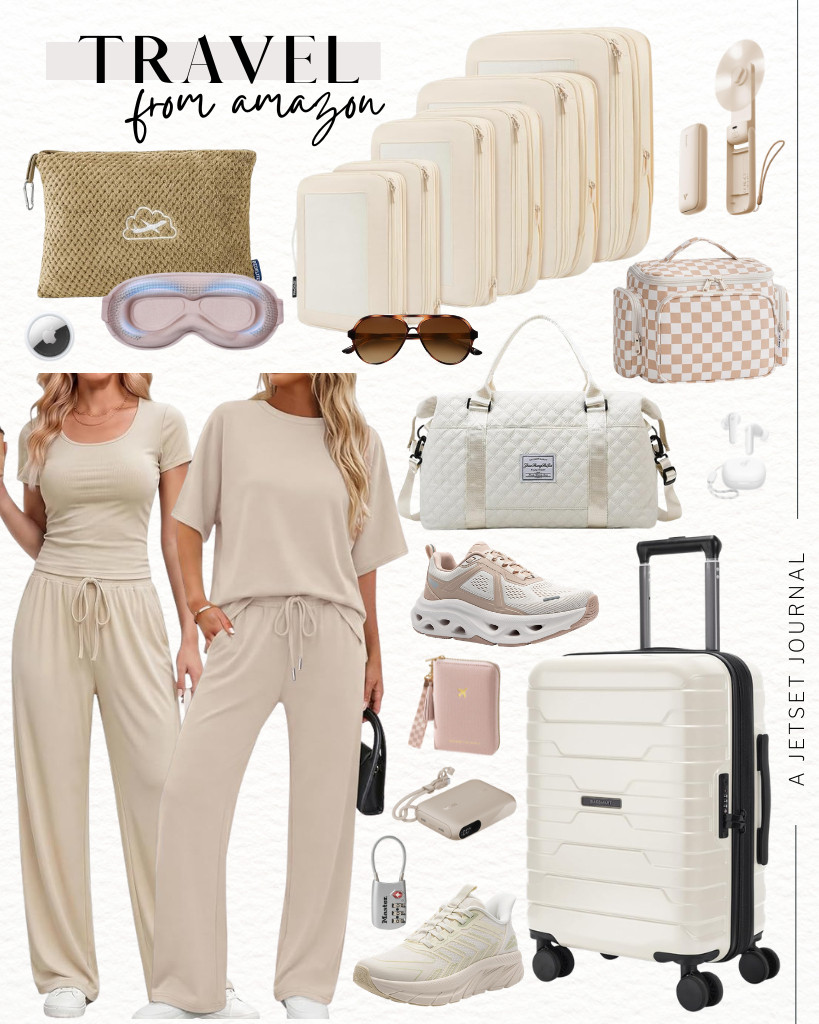 If you’re browsing for popular Amazon travel finds, this is the right list! You can see this carry-on luggage from BAGSMART, which you can use with the Keoferlo weekend duffel bag. These two-piece outfits from XIEERDUO and UpSpark are chic, too! We are also loving these ALLSWIFIT and NORTIV 8 sneakers. 

 #LTKSeasonal #LTKSaleAlert #LTKTravel