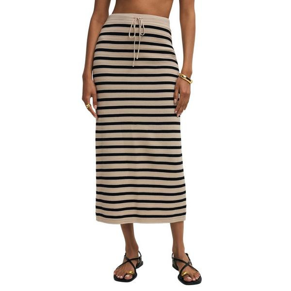 Women's Z Supply Emori Striped Skirt XSmall Natural | Scheels Sports
