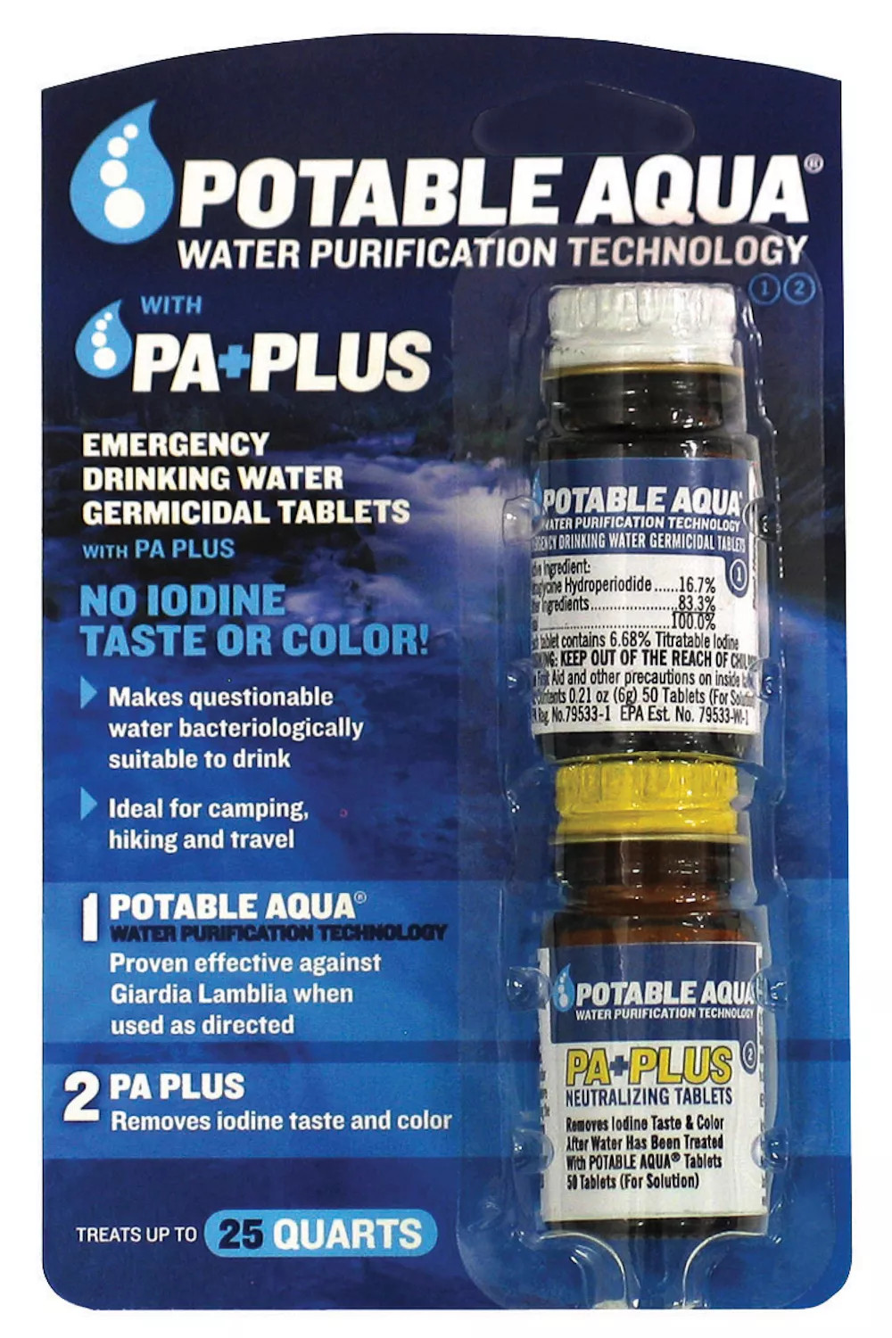 Potable Aqua Plus Water Purification Tablets | DICK'S Sporting Goods