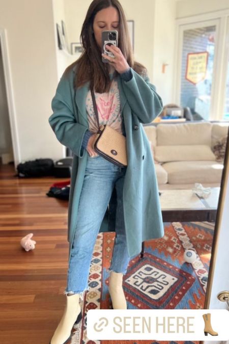 How I styled the Everlane white city boot. On major sale! 

Mango coat (my color is old, but it’s back this year in four colors!) wearing a small, runs big, I could have sized down to xs. 
AGOLDE jeans 26 (TTS)
Everlane city boot TTS
Old tee
Old purse

Jeans, coats, spring outfit, boots 


#LTKsalealert #LTKshoecrush #LTKSeasonal
