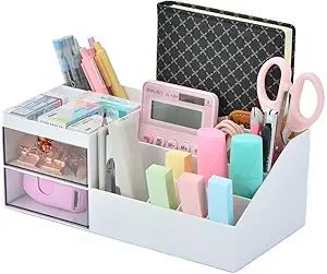 Citmage Desk Organizer Caddy with 12 Compartments Office Workspace Drawer Organizers Desktop Hold... | Amazon (US)