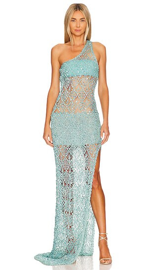 retrofete Askala Dress in Blue. - size XS-S (also in M-L) | Revolve Clothing (Global)