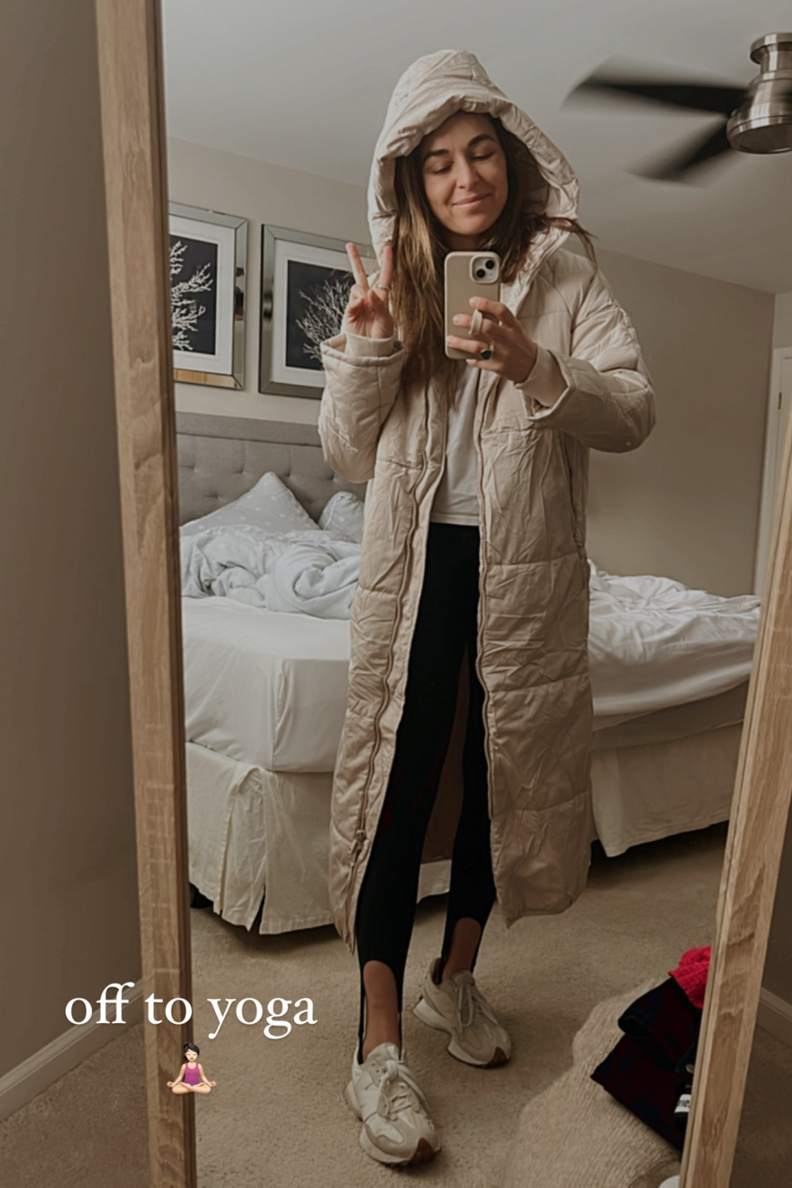 Under $80 puffer and sale stirrup leggings!

#LTKfitness #LTKsalealert #LTKover40