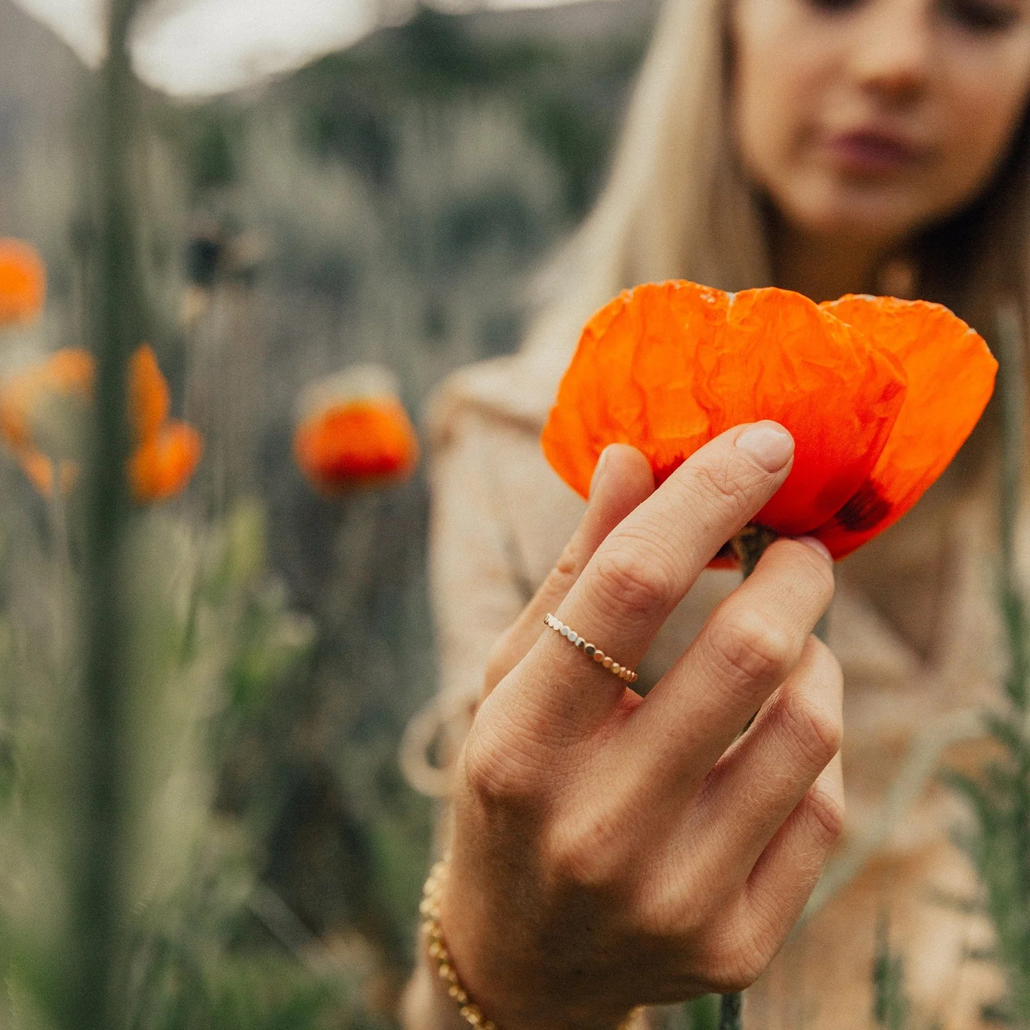 Made By Mary Poppy Ring | Statement Piece, Handmade w/ Love, Dainty | Made by Mary (US)
