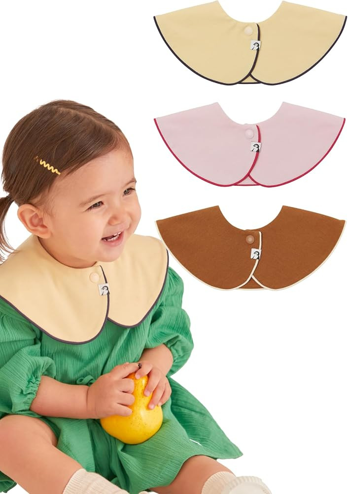 Konny Baby Bib 3/5/7-Pack Set, 360 \u200b\u200b\u00b0 Rotate, Soft and Absorbent Drooling for Tod... | Amazon (US)