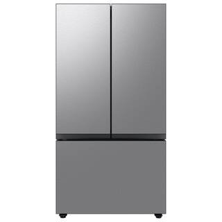 Samsung Bespoke 24 cu. ft. 3-Door French Door Smart Refrigerator with Autofill Water Pitcher in S... | The Home Depot