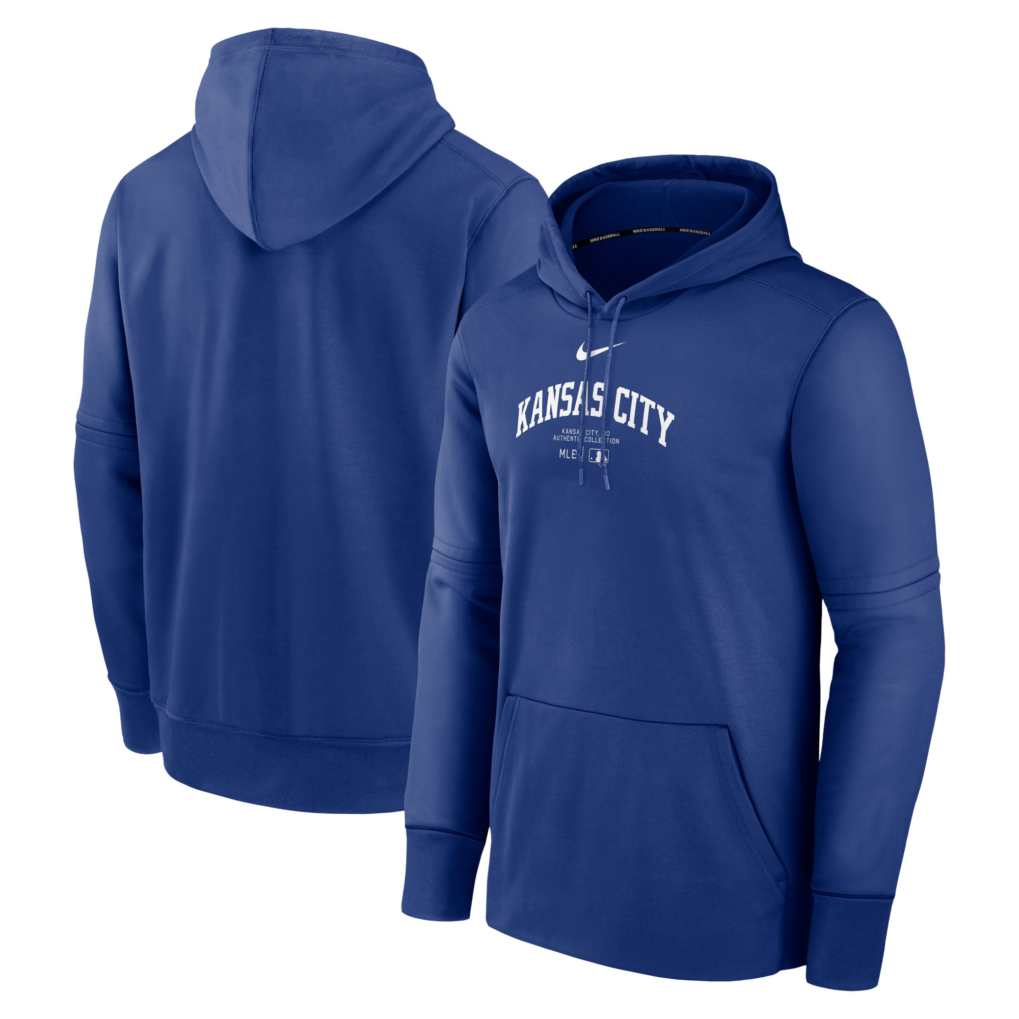 Men's Nike Royal Kansas City Royals Authentic Collection Practice Performance Pullover Hoodie | Fanatics