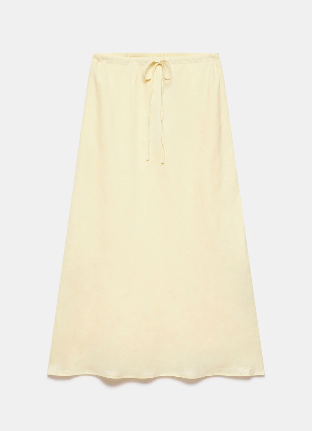 Yellow Linen Maxi Skirt | Mint Velvet