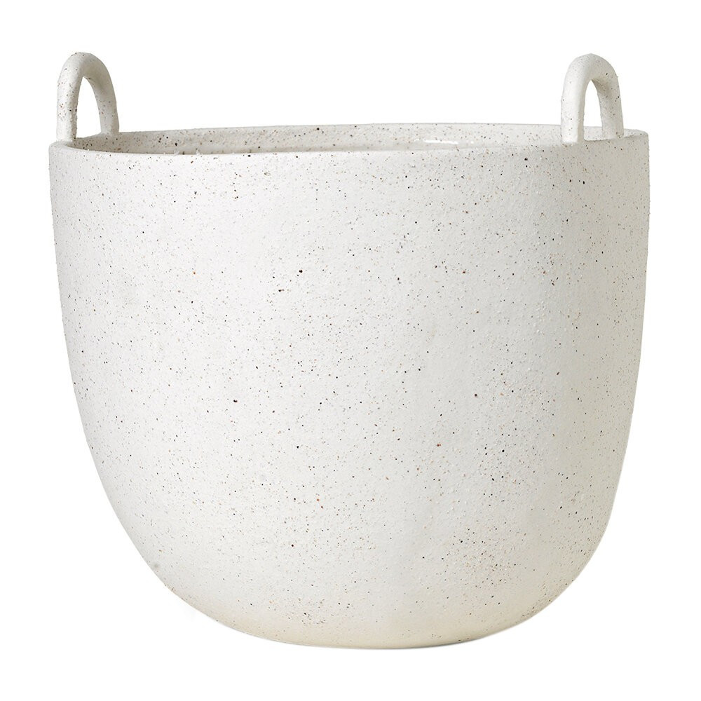 Speckle Pot - Off-White - Large | Amara (UK)