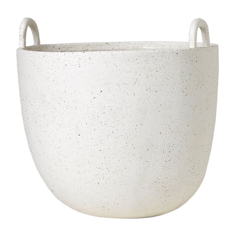Speckle Pot - Off-White - Large | Amara (UK)