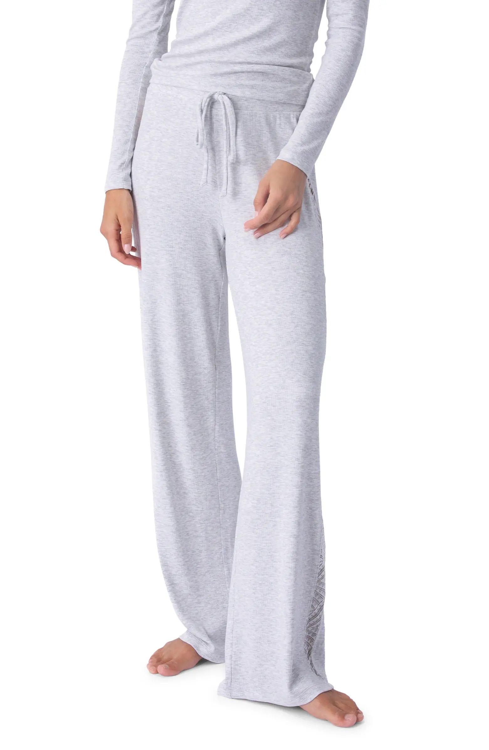 Lace Trim Pajama Pants | Nordstrom