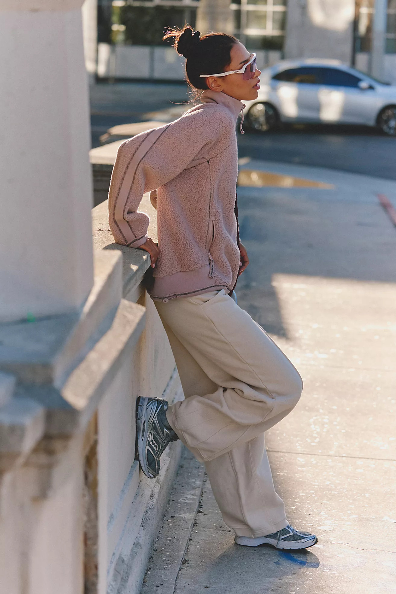 Ready Set Rib Fleece Pullover | Free People (Global - UK&FR Excluded)