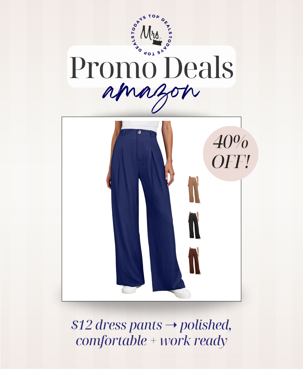 $12 dress pants ➝ polished, comfortable + work ready 

 #LTKootd #LTKSeasonal #LTKSaleAlert