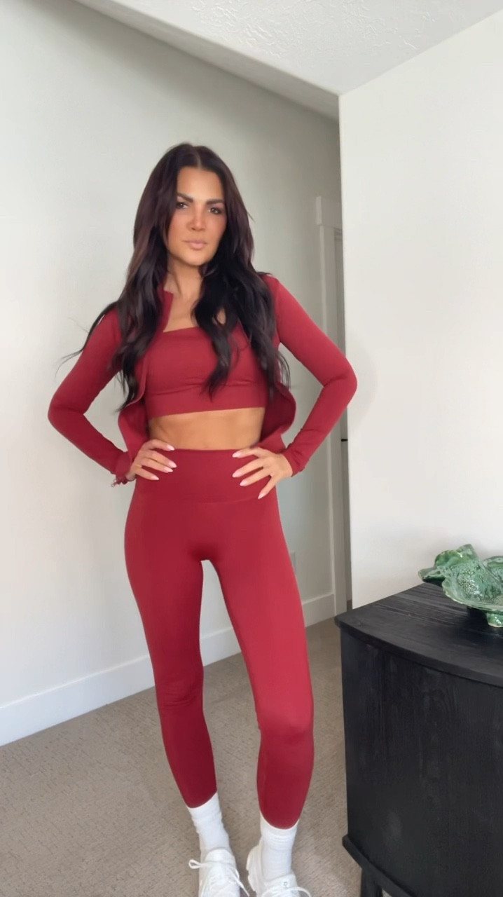 Dark Cherry Astoria Activewear Set 
Code: WildOne15 

 

#LTKFitness #LTKStyleTip