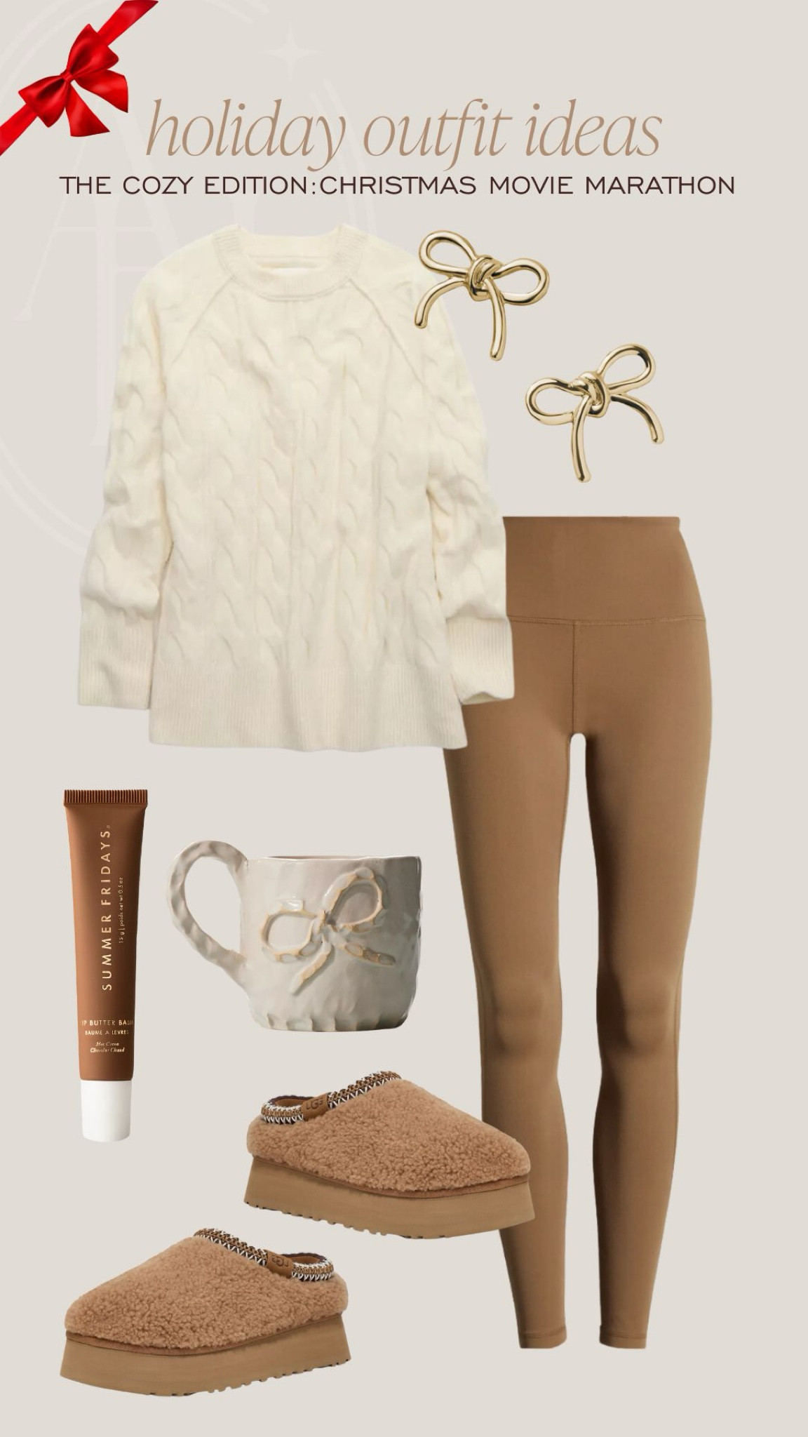 Holiday outfit idea. This oversized sweater and leggings are perfect for a Christmas movie marathon. 

#LTKStyleTip #LTKSeasonal #LTKHoliday