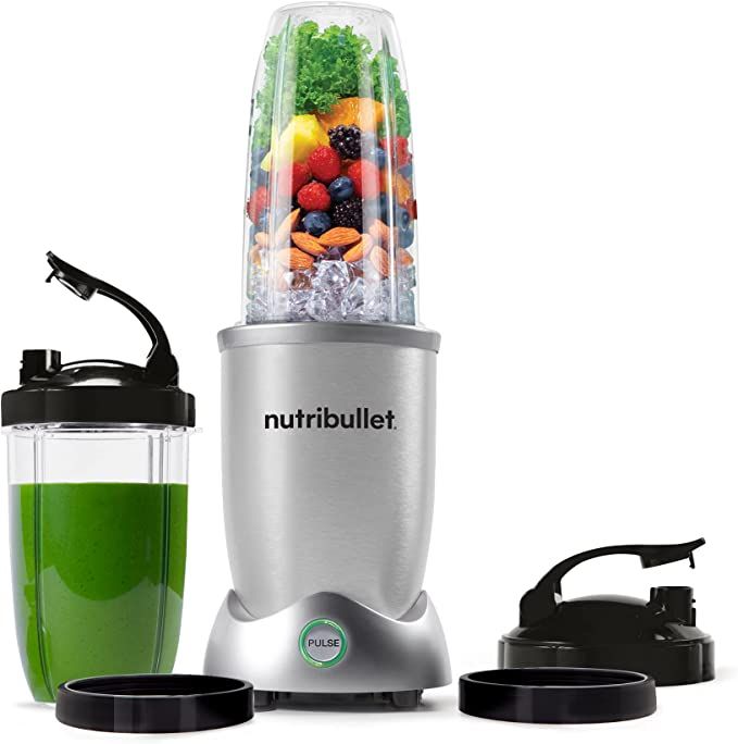 NutriBullet N12-1001 10pc Single Serve Blender, Includes Travel Cup, One Size, Gray | Amazon (US)