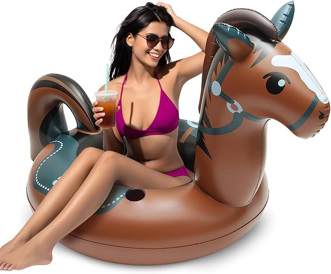 MewVeer Pool Floats, Funny Pool Floaties Inflatables Rafts for Outdoor Water Lounge, Pool Swimmin... | Amazon (CA)