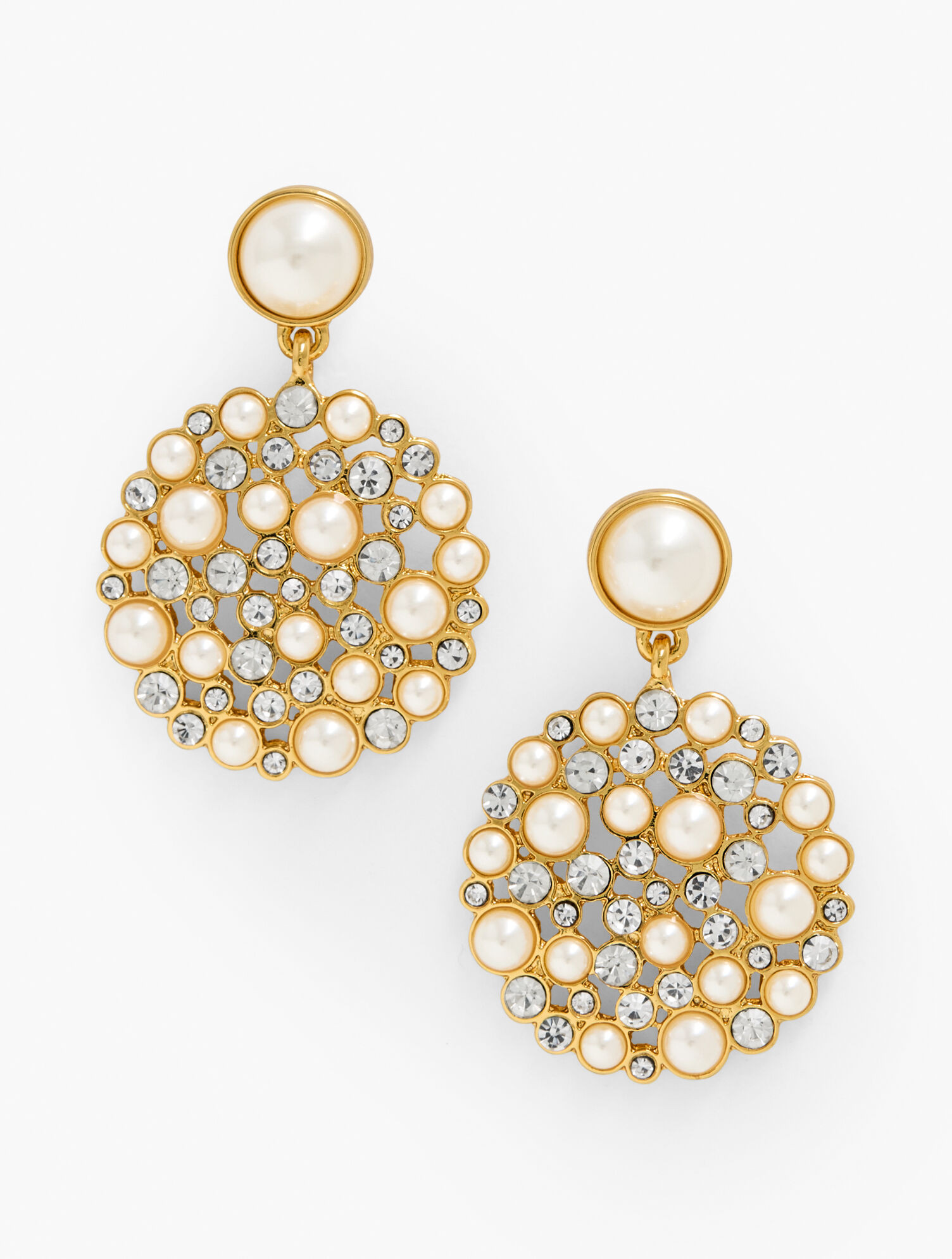 Pearl Statement Drop Earrings | Talbots