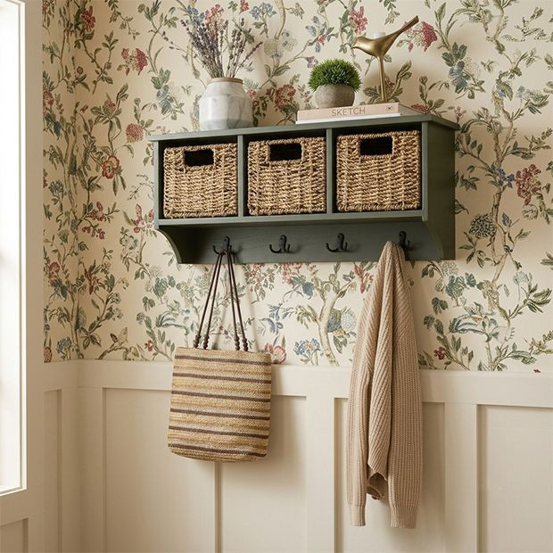 Hanging Entryway 3 Basket Organizer | Antique Farm House