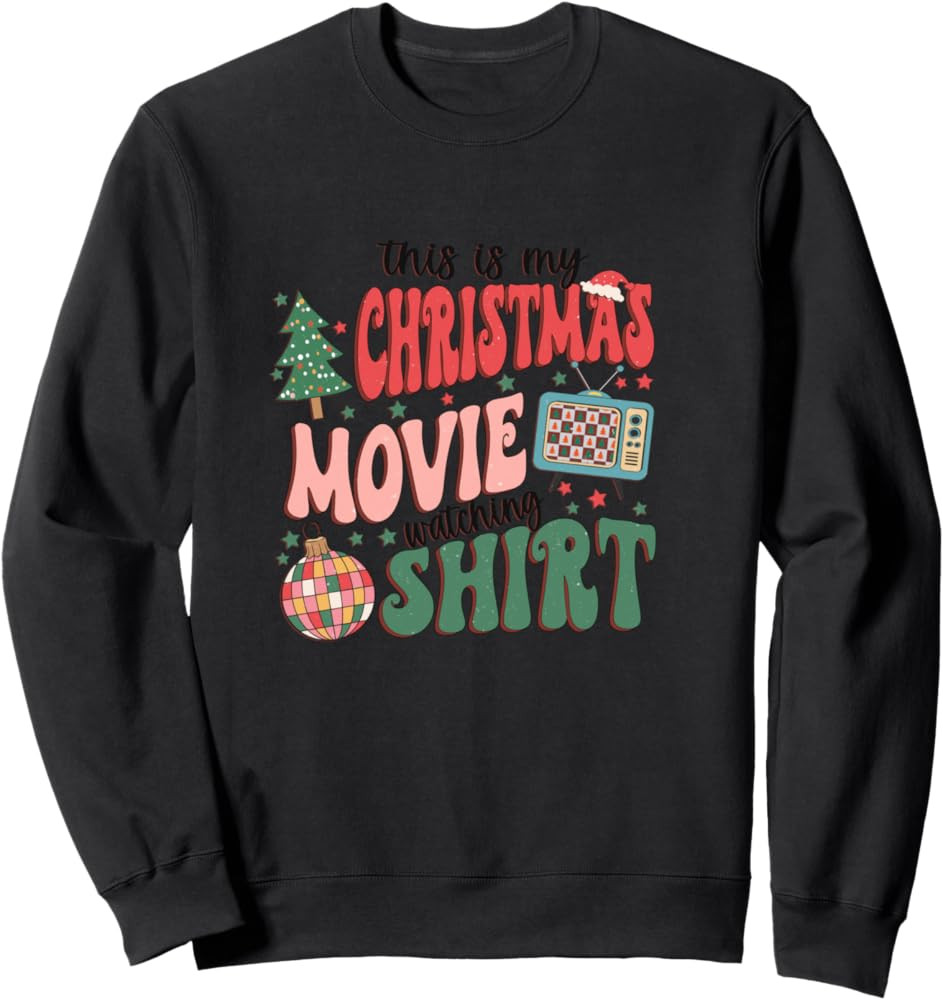 Christmas Movie Sweatshirt Sweatshirt | Amazon (US)